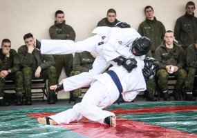 Lietuvos kariuomenės atkūrimui paminėti – karinės kovinės savigynos turnyras Jonavoje - 3