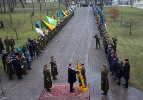 Generolas leitenantas Jonas Vytautas Žukas dalyvavo Estijos kariuomenės vado pasikeitimo... - 1
