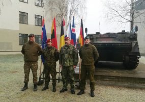 Lietuvoje tarnaujančius Čekijos karius aplankė Čekijos kariuomenės vadas generolas Aleš Opata - 1