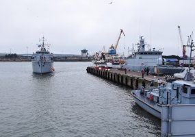 Karinių jūrų pajėgų laivas M54 „Kuršis“ grįžo iš nuolatinės parengties NATO laivų grupės budėjimo - 1