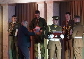 Apdovanoti geriausi Lietuvos kariuomenės sportininkai - 1