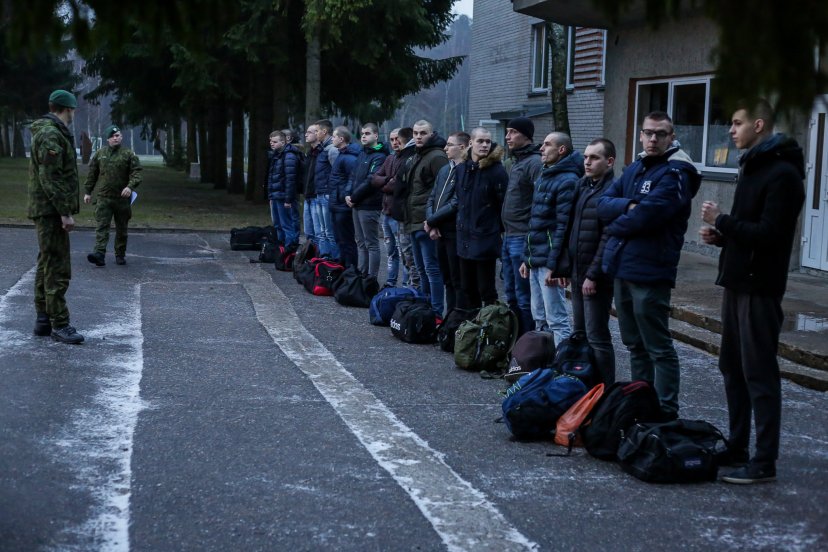 Į Margirio batalioną atvyko pirmieji šauktiniai