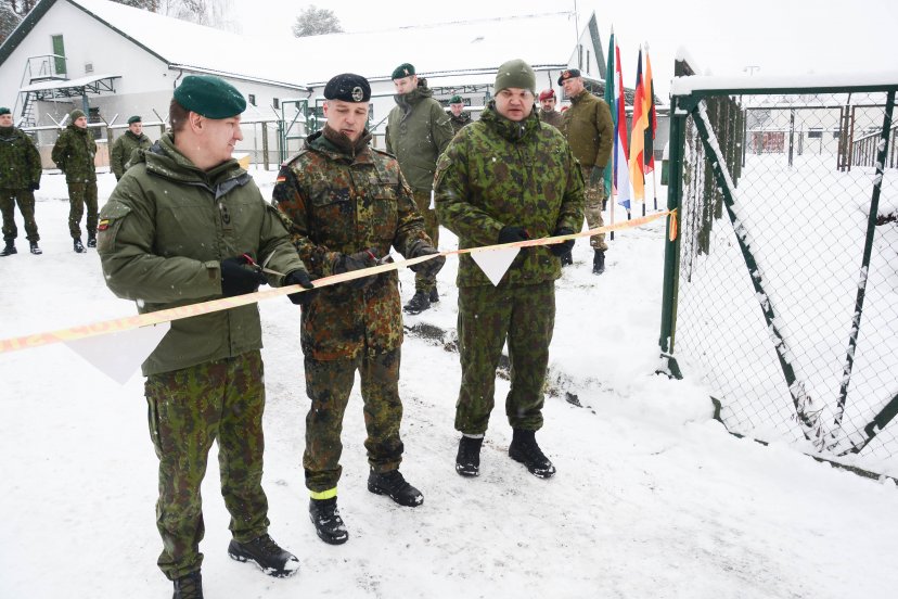 Juozo Lukšos mokymo centre atidaryta mokomoji sprogdinimo darbų aikštelė