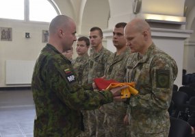 Karo policijos karių grupė išlydėta į tarptautinę NATO operaciją „Tvirta parama“ - 3