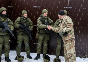 Lietuvoje lankėsi JAV Sausumos pajėgų Europoje vado pavaduotojas gen. mjr. Džonas Gronskis - 3