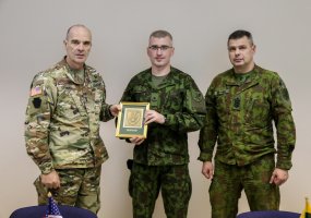 Lietuvoje lankėsi JAV Sausumos pajėgų Europoje vado pavaduotojas gen. mjr. Džonas Gronskis - 6