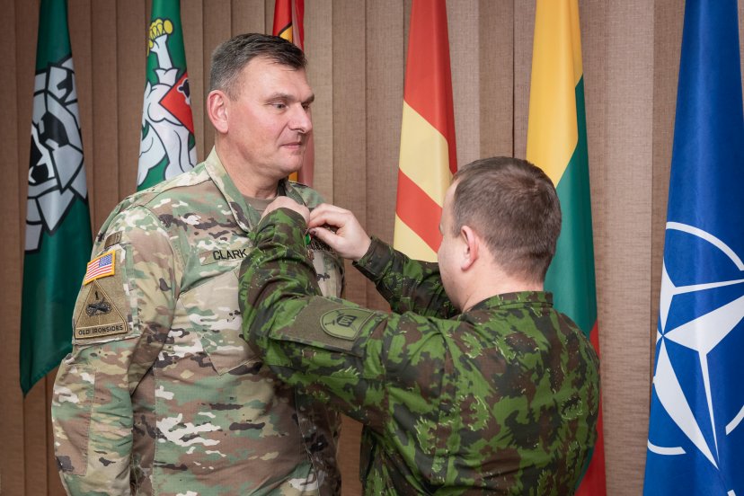 Lithuanian Land Force leadership thanked officers for strengthening U.S.-Lithuanian partnership