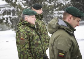 Pasikeitė NATO priešakinių pajėgų kovinės grupės Lietuvoje vadai  - 1