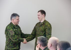 Brigadoje ,,Žemaitija‘‘ - Lietuvos kariuomenės vado vizitas - 5