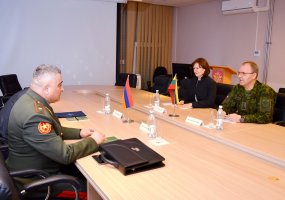Deputy Chief of the General Staff of Armenia was interested in NCO training during a visit in... - 1