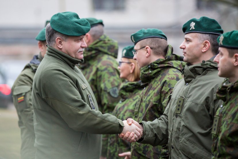 Brigadoje ,,Žemaitija‘‘ - Lietuvos kariuomenės vado vizitas