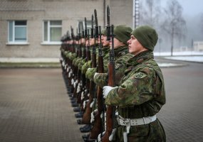 Gynybos štabo viršininkas lankė Štabo ir Ryšių batalionus Vilniuje - 1