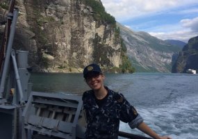 Srž. sp. Laura Bartusevičiūtė iš sausumos - į jūros bangas: ,,Kol nepabuvai - nesuprasi! - 2