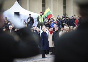 Iškilminga trijų Baltijos valstybių vėliavų pakėlimo ceremonija Vilniuje  - 6