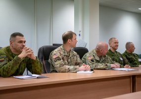 Lietuvoje vieši JAV puskarininkių delegacija - 2