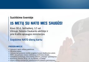 Lietuvos įstojimo į NATO 15-ųjų metinių šventiniai renginiai – „15 metų su NATO mes saugūs!“  - 1