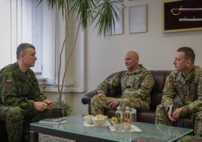Commander of the Mission Command Element, U.S. 1st Infantry Division, paid a visit to Lithuania  - 1