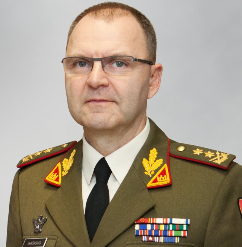 Gynybos štabo viršininkas lankė Štabo ir Ryšių batalionus Vilniuje