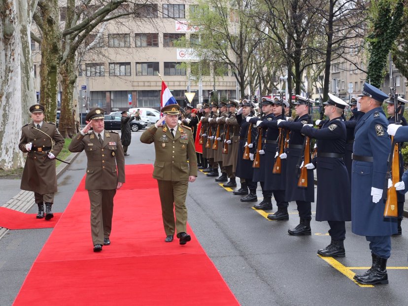 Chief of Defence of Lithuania Lt Gen Jonas Vytautas Žukas conducted a formal visit to Croatia