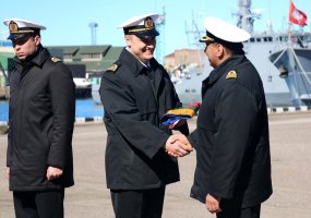 Štabo ir aprūpinimo laivui vadovauja naujas vadas  - 4