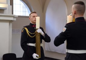 Šv. Ignoto bažnyčioje atidengtas bareljefas žuvusiems Lietuvos kariams  - 1