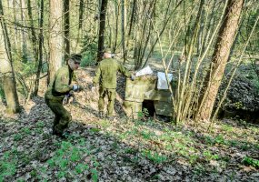 „Geležinio Vilko“ brigados kariai tvarkė I-ojo pasaulinio karo gynybinių įtvirtinimų teritoriją - 2