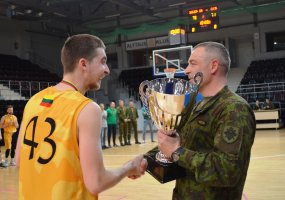 Lietuvos kariuomenės krepšinio čempionai – KASP Dainavos apygardos 1-osios rinktinės komanda - 1