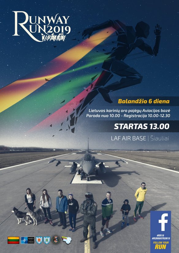 Gynybinio aljanso NATO 70-mečiui – bėgimas orlaivių kilimo-tūpimo taku „Runway Run 2019“ 