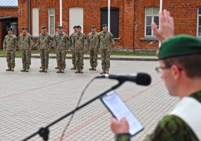 Inžinerijos batalione į mokymo misiją Ukrainoje išlydėti Lietuvos kariai - 2