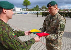 Inžinerijos batalione į mokymo misiją Ukrainoje išlydėti Lietuvos kariai - 3