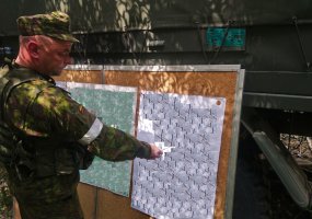 Baigiasi „Geležinio Vilko“ brigados Logistikos bataliono pratybos - 1