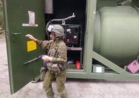 Baigiasi „Geležinio Vilko“ brigados Logistikos bataliono pratybos - 2