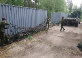 Baigiasi „Geležinio Vilko“ brigados Logistikos bataliono pratybos - 4