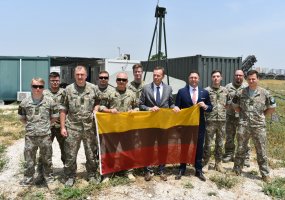 Lithuanian soldiers serving at the NATO Mission in Turkey were visited by the Turkey-based... - 1