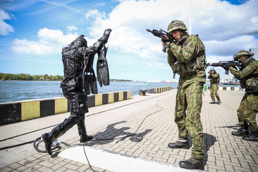 Harbour protection exercise wrapped in Klaipėda