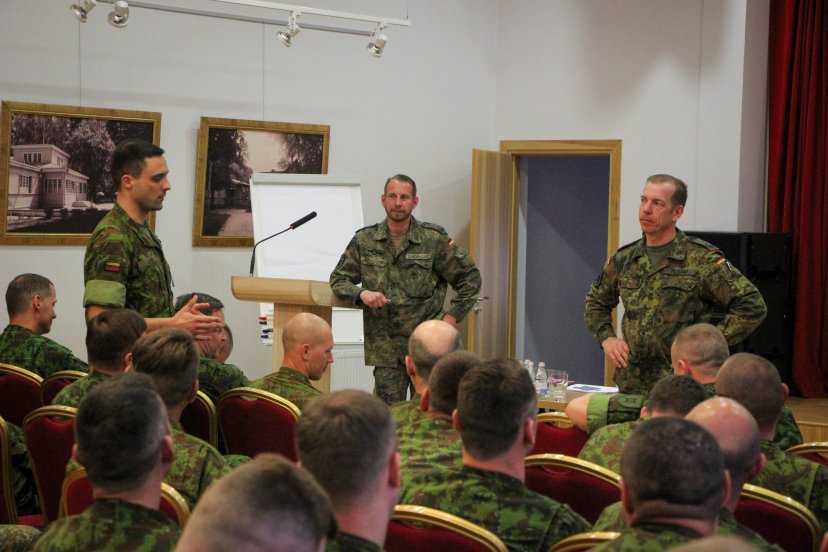 Lithuanian officers learned from the experience of the 10th Panzer Division of the Bundeswehr 