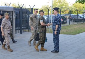 Gynybos štabe lankėsi penkių šalių kariniai atstovai prie NATO - 1
