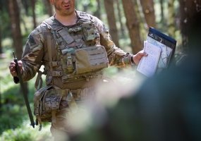 Jungtinių ekspedicinių pajėgų kariai dalijasi patirtimi Kairių poligone  - 1