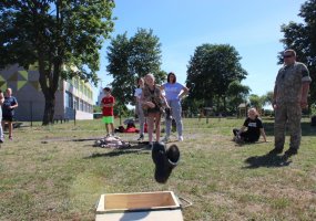 Lietuvos kariuomenė kartu su Pabradės bendruomene organizavo vasaros stovyklą moksleiviams - 5