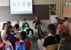 Lietuvos kariuomenė kartu su Pabradės bendruomene organizavo vasaros stovyklą moksleiviams - 6