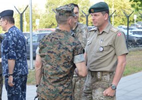 Military Representatives to NATO of five countries paid a visit to the Defence Staff - 2