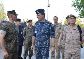 Military Representatives to NATO of five countries paid a visit to the Defence Staff - 3