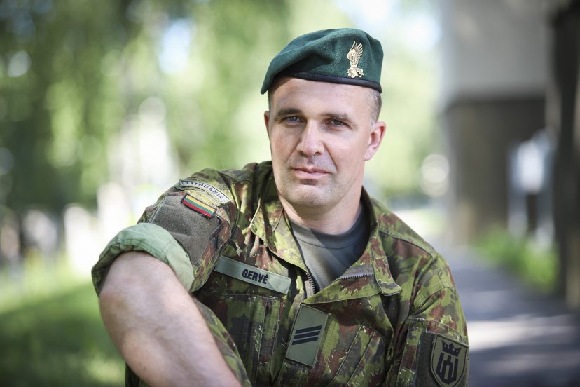Lietuviškų ristynių kovos meną praktikuojantis profesionalus karys: „Tai papildo mano veiklą...