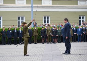 Lietuvos karo akademijos absolventai tapo karininkais ir papildys Lietuvos kariuomenės gretas - 2