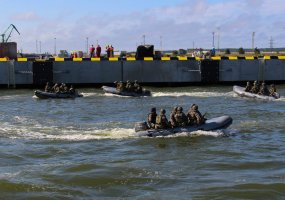 Dragūnų bataliono ir Portugalų rotacinių pajėgų pratybose – sąveikos tobulinimas ir amfibinės... - 5