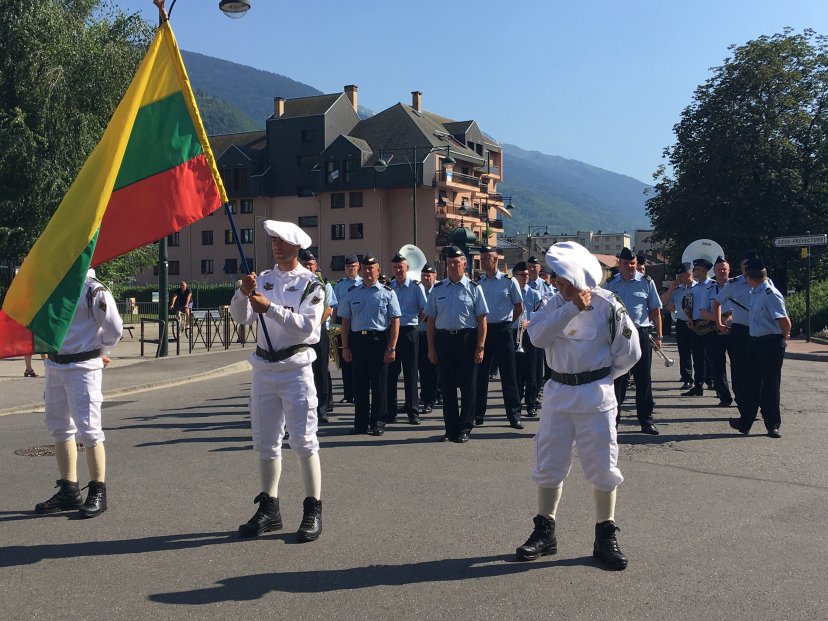 Įsimintinas Karinių oro pajėgų orkestro pasirodymas Prancūzijoje