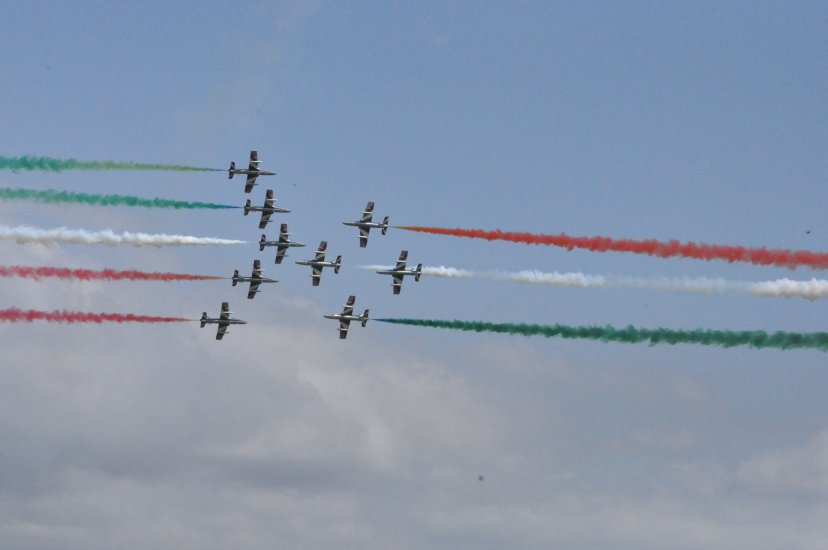 Tens of thousands celebrated the centenary of Lithuania's military aviation at an event in...