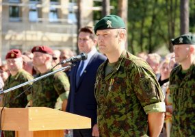 Lietuvos Respublikai prisiekė Kęstučio bataliono kariai - 4