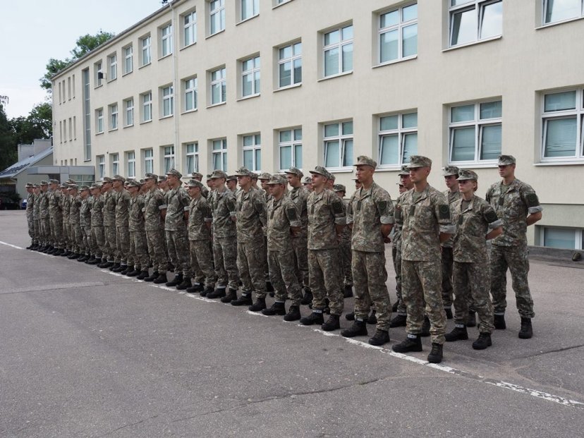 The number of 1st year cadets in the Military Academy of Lithuania nearly doubles this year