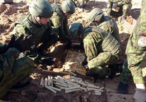 Inžinerijos bataliono išminuotojai dalyvauja tarptautinėse pratybose „Detonator 2019“ Latvijoje - 3